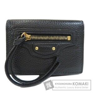 Balenciaga Wallet Bi fold Leather